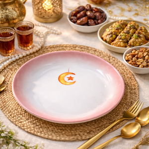 Crescent Ceramic Plate (7 inch)