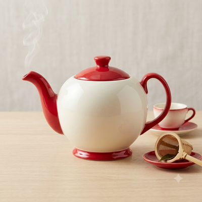 Elegent Ceramic Teapot with Lid