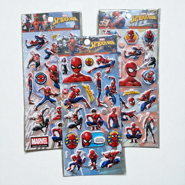 Spiderman Theme 3D Stickers