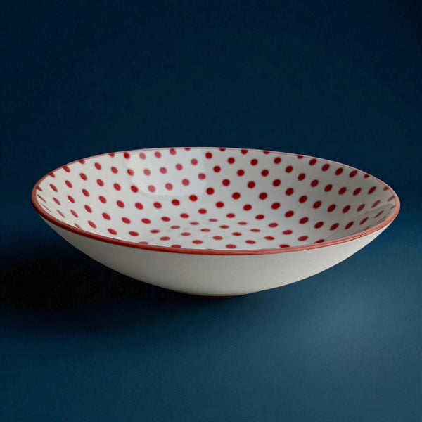 Red Love Ceramic Serving Bowl (10inch)