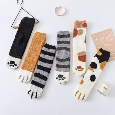 Meow Theme Woolen Socks
