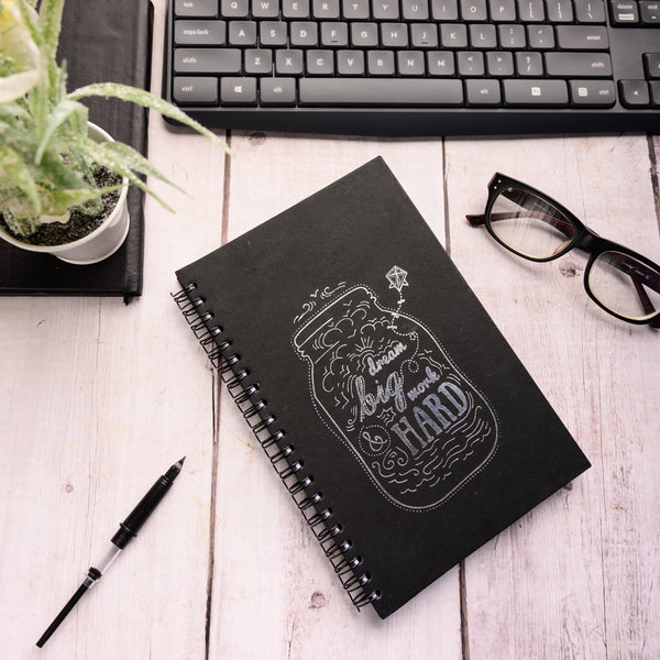 Work Hard Foil Notebook
