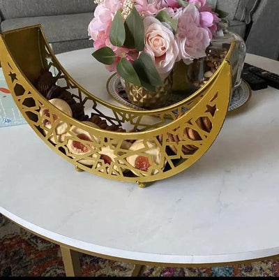 Metal Dates Serving Tray